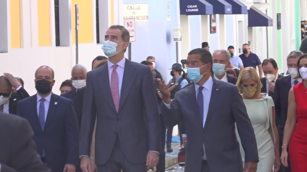 Rey de España está de visita por Puerto Rico