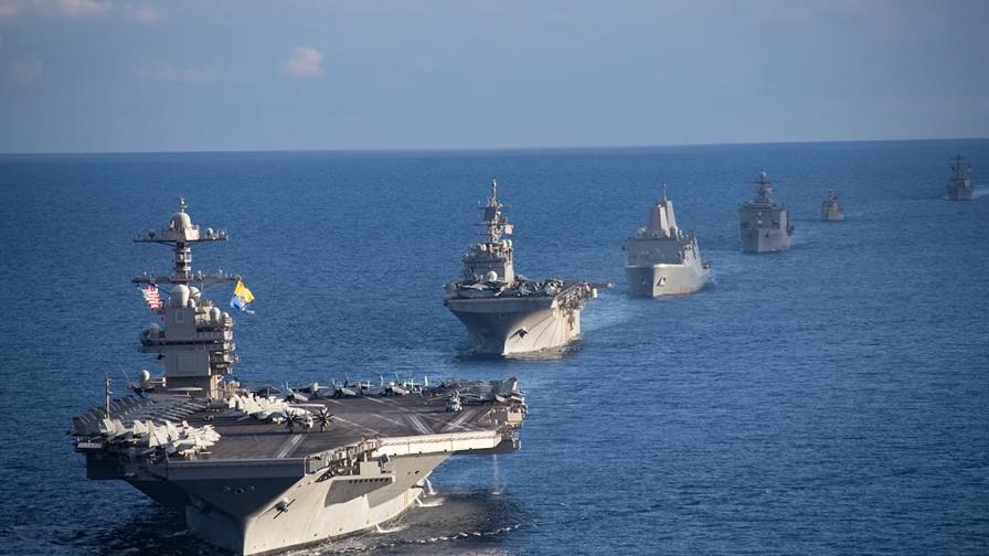 “EE. UU. envía un portaaviones y grupo de ataque al Caribe en una nueva escalada militar”