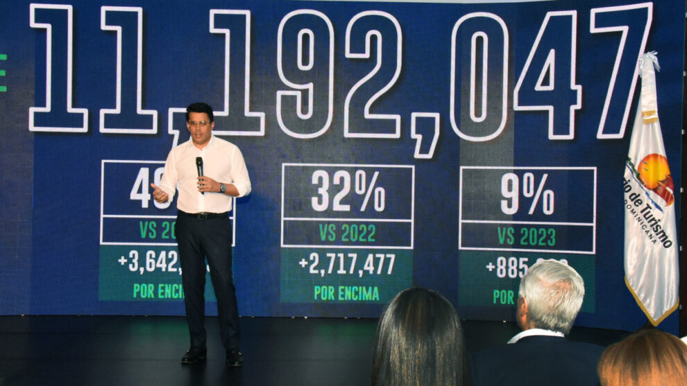 RD superó récord de visitantes en 2025 con 11.6 millones de turistas